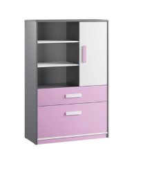 Шкаф книжный Кэнди, лаванда