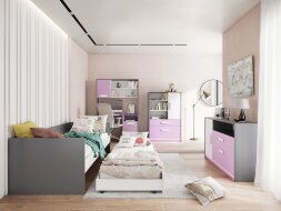 Шкаф книжный Кэнди, лаванда