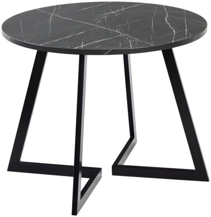 Стол раздвижной круглый Рим 1050 опора черная 