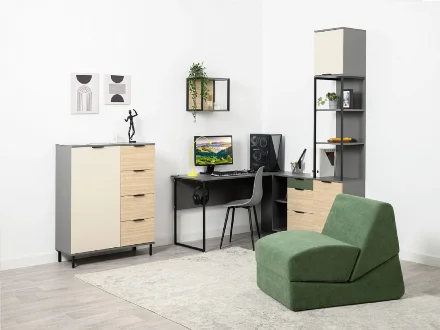 Стол 12.112 Марвэл, тёмно-серый 