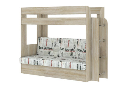 Диван-кровать двухъярусная Карамель 75 