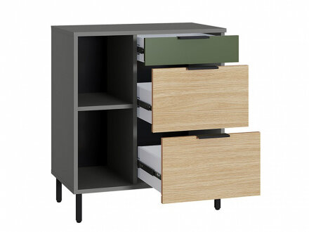 Тумба 16.160 Марвэл, тёмно-серый 