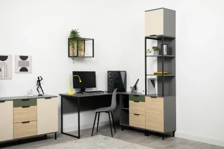 Тумба 16.160 Марвэл, тёмно-серый 