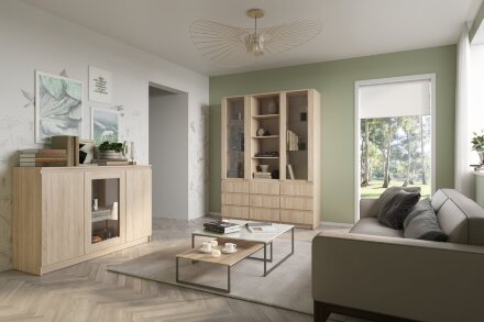 Шкаф двухдверный Stern (Штерн), сонома 