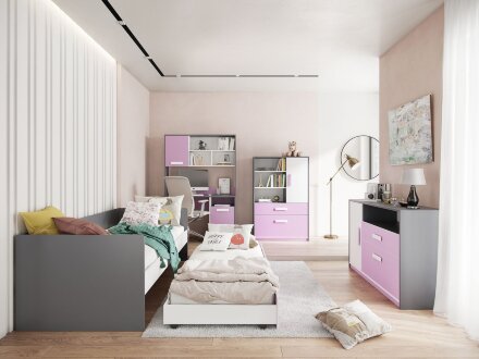 Комод Кэнди, лаванда 