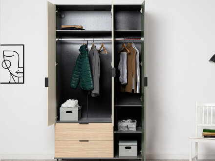 Шкаф 3-х створчатый 16.317.03 Марвэл, тёмно-серый 