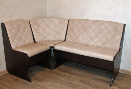 Кухонный уголок Барон, Дуб Вотан / Замша Черная 