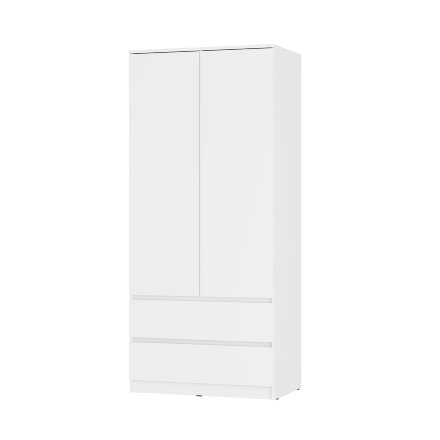 Шкаф 2-х створчатый Симпл, Белый 