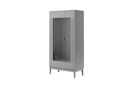 Шкаф-витрина двудверный Фарго, Антрацит 