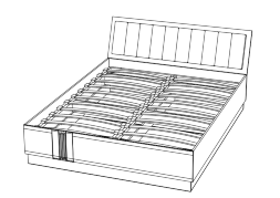 Кровать с ортопедом Магнолия 