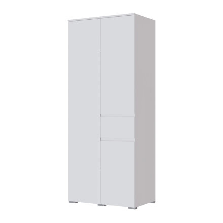 Шкаф 2-х створчатый Плейона, белый 