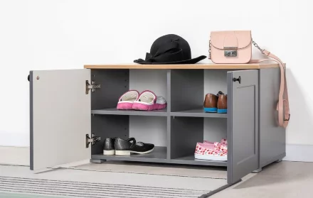 Тумба Остин 13.257 серый графит 