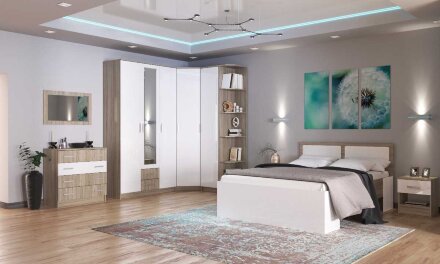 Шкаф угловой Беатрис 