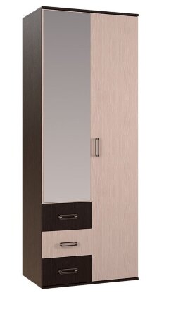 Шкаф 2х-створчатый Белла, венге 