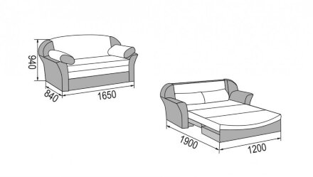 Диван-кровать Рик-1200 