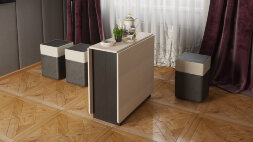 Стол-книжка, тип 2 (венге)