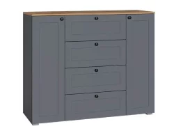 Комод Остин 16.221 серый графит