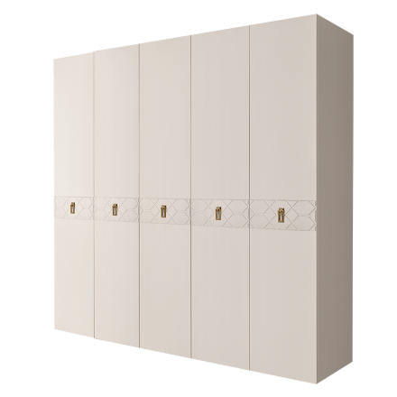 Шкаф 5 дверей БМШ2/5 (без зеркал) Bogemia Farfalle 