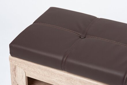 Тумба открытая с подушкой Соренто, дуб Бонифаций 