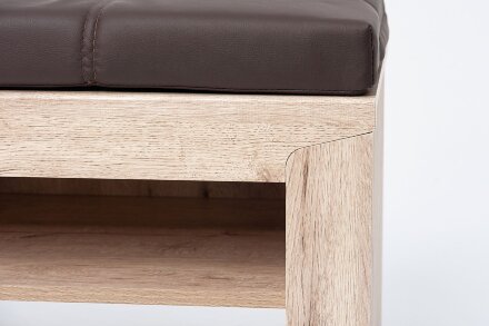 Тумба открытая с подушкой Соренто, дуб Бонифаций 