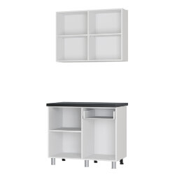 Кухня Ева, зеленый лес (100 см)