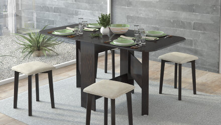 Стол-книжка, тип 1 (венге) 