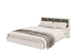 Кровать Парус, белый/Графит