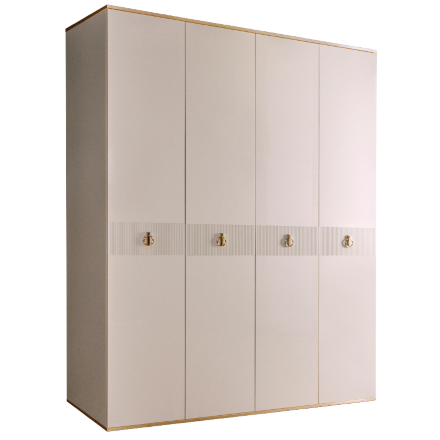 Шкаф 4 двери РМШ2/4(s) (без зеркал) Rimini Solo 