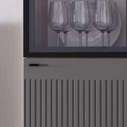 Пенал со стеклом Олива, Муссон софт