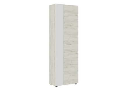 Шкаф с выдв. штангой ШК-001 Сафари, крафт белый 