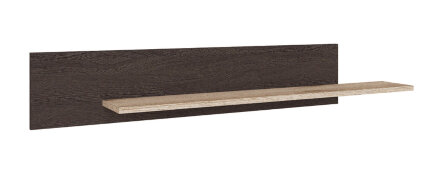 Полка навесная Плейона, венге/дуб делано 
