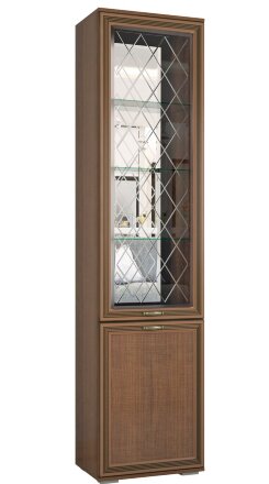 Пенал с витриной Ливорно ЛШ-4, орех донской 