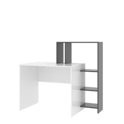 Стол-стеллаж Парус, белый/Графит