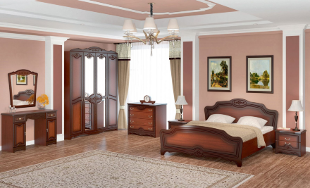 Тумба прикроватная Лотос, Орех 